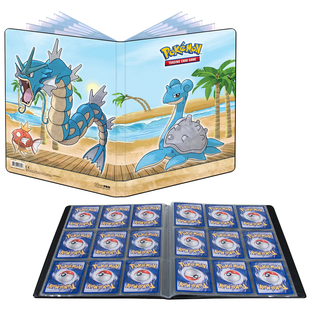 Ultra Pro Portfolio Binder 9 Pocket Pokemon Gallery Series Seaside