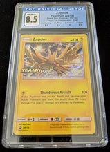 Load image into Gallery viewer, CGC 8.5 STAFF Team Up Zapdos Promo
