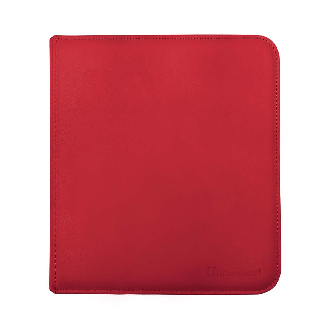 Ultra Pro Zippered PRO Binder 12 Pocket Red